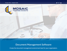 Tablet Screenshot of mosaiccorp.com